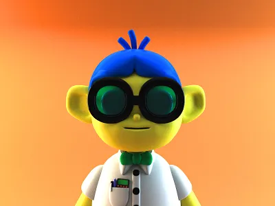 Stay Nerdy. 3d arnoldrenderer character design dailyrender davegamez maya nerd nerdy render