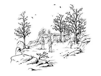 Fjallraven 22 brand branding illustration logo photoshop wacom