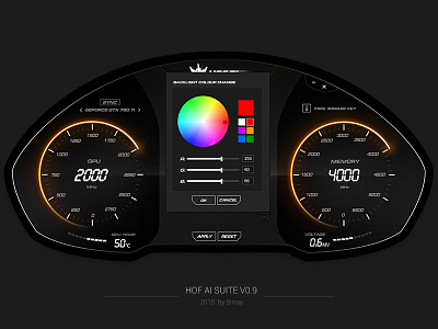 HOF AI Suite V0.9 software ui