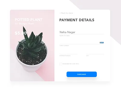 Daily UI 002 card checkout colors credit design dribbble inspiration ui ux
