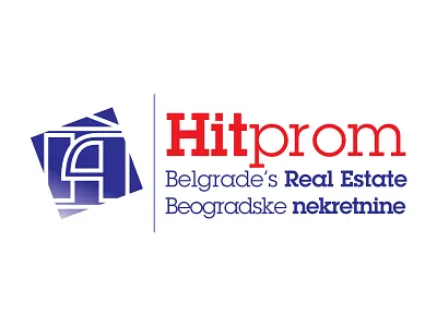 Hitprom Real Estate belgrade design graphic design idea logo logo design real estate