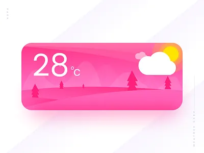 Weather Card #06 card ui weather