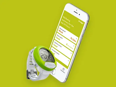 Vivago Move app design health medical mobile safety solution statistic ui wearable wellbeing