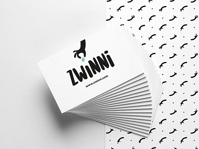 Zwinni business cards aledraka businesscard graphic design logo logotype