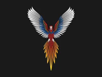 Eagle ilustration logo animal art bird character designs eagle fly graphic ilustration logo playfull wings