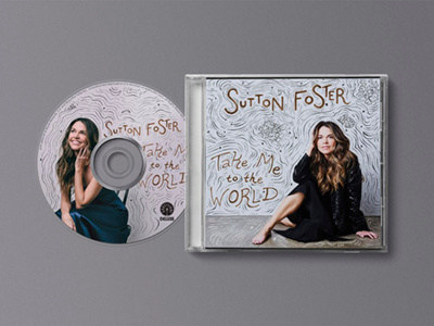 Sutton Foster Album Artwork albumart albumdesign design illustration marketing music musicdesign suttonfoster