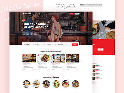 Pinatable app design listing modern pinatable reservations restaurants ui ux web