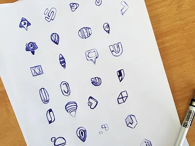 Jasvi application logo concept application branding illustration logo design logo process logo sketch logotype work shapes wip work in process