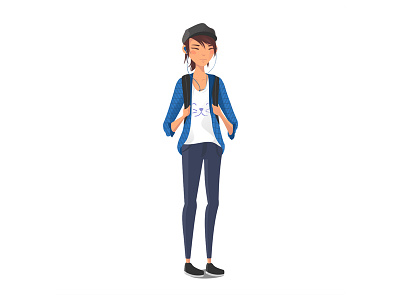 Morning Jam character design coreldraw illustration vector