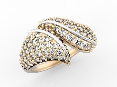 marriage ring 3d brand design designer fashion gem gold jewel jewelery keyshot modeling rendering