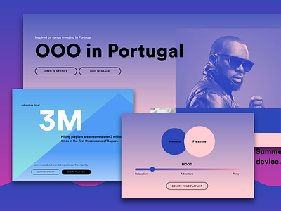 Spotify OOO music spotify ui ux webdesign