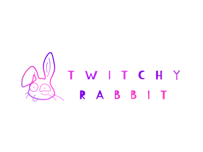 Thirty Logos | Day 3 | Twitchy Rabbit branding concept design graphic design graphic designer illustration logo logo design photoshop thirty logos thirtylogos typography