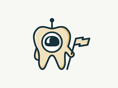 Astrodental astronauts care character clinic dental dentist flag galaxy logo planet space tooth