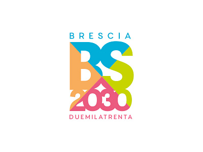 BS2030 2030 branding brescia colors comunedibrescia design graphicdesign logo logodesign logotype