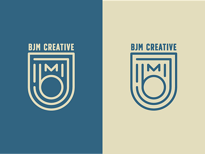 BJM Monogram 2 b branding cool colors icon illustrator cc initials j lettering logo m monogram typography