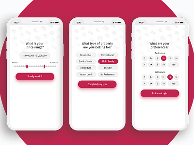 DailyUI - 022 - Search daily ui mobile app real estate search