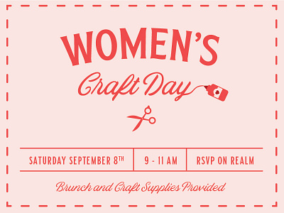 Women's Craft Day brunch church craft day glue scissors women