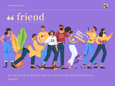 Everyone is a creator branding colors design graphic illustration illustrations man ui vector woman