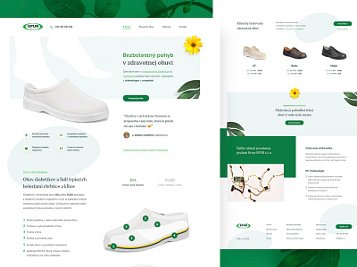 Diabetic & Orthopedic Comfort Shoes comfort diabetic exploration health landing layout orthopedic shapes shoes ui wip