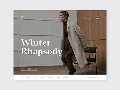 Minimal Creative / Fashion Store Template design shop ecommerce minimal minimal design shop store ui web web design web shop website website design