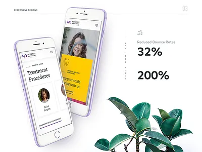 Moorthy Dental Showcase clinic dental doctors homepage landing page responsive ui ux website