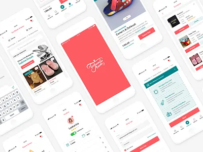TutumluAnne Mobile App UI Design app clean design layout marketplace mobile react ui ux