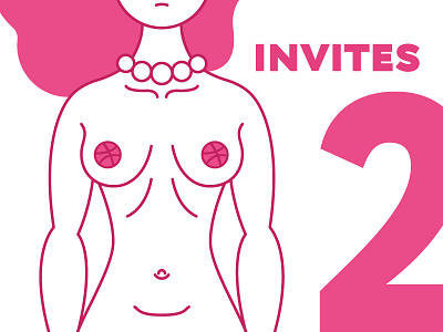 2 Invites for you! design dribbble invite prospect welcome