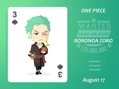 Roronoa Zoro！~ illustration léon one piece roronoa zoro 索隆 罗罗诺亚·索隆