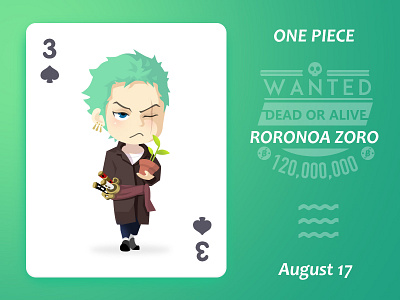 Roronoa Zoro！~ illustration léon one piece roronoa zoro 索隆 罗罗诺亚·索隆