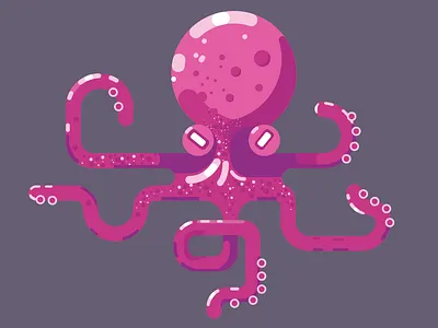Octopus color flat flatdesign octopus