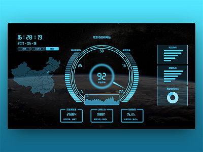 monitoring system Visual interface ui ux 卷筒纸 设计