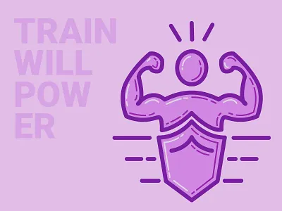 Train Willpower article illustration design designer flat illustration graphic art graphic design icon illustration illustrator simple illustration ui visual