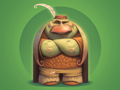 Troll character illustration troll