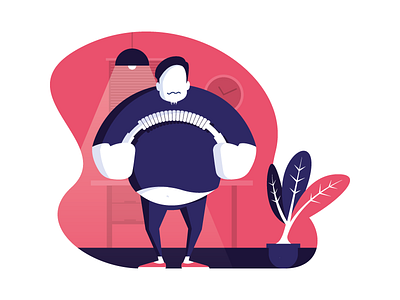 Stretch until you unstretch artwork character illustration illustrator vectorart