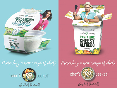 #GOCHEFYOURSELF advertisement art direction branding campaign photoshoot photoshop product design