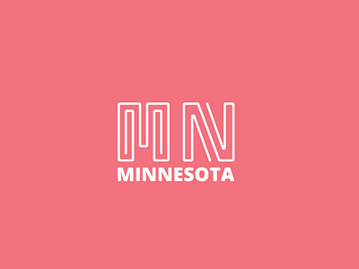 MN branding lakes logo minneapolis minnesota mississippi river mn north