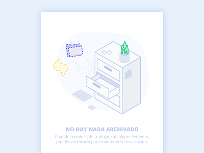 Empty State - Archive app blank page design empty state icon page ui user users