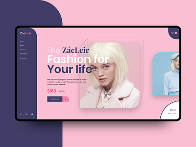 The Zacleir color fashion ui vietnam webdesign