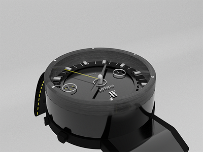 Hublot timepiece 4d arnold render c4d cinema cinema 4d design keyshot 7 octane render