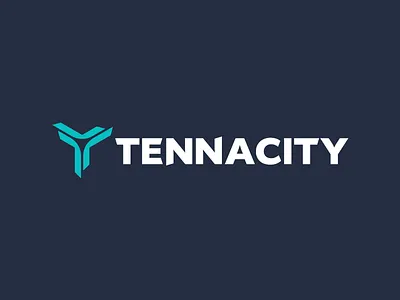 Tennacity blue branding logo