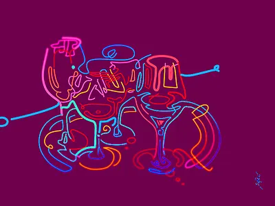 Interconnected Still Life abstract design doodle drawing fragmentsofmymind graphic illustration lemons live sketch stilllife surreal