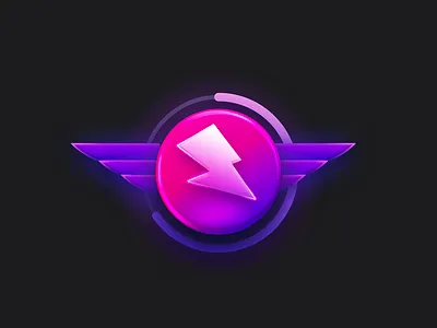 Electrik Badge 80s branding design icon illustration lightning loader logo portfolio ui vector web