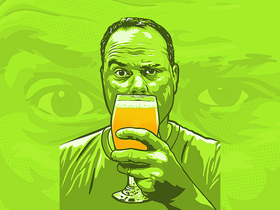 Self Portrait beer procreate self portrait