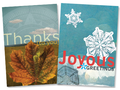 Cards collage design greeting card holiday