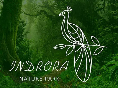 Wildlife Sanctuary - 05 branding fatlineillustration illustration nature peacock