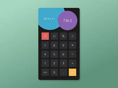 Daily UI #004 - Calculator dailyui design sketchapp ui ux