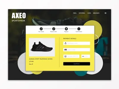 Daily UI #002 - Credit card checkout checkout dailyui design sketchapp ui ux