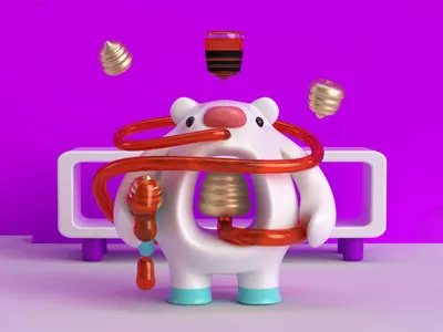 Mieloso 3d c4d digital graphic design illustration