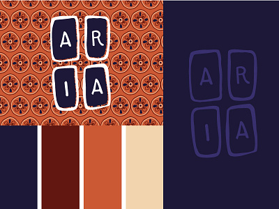 Aria bali brand branding handdrawn handwritten hotel hotel branding hotel logo indonesia logo logo design pattern pattern design typography