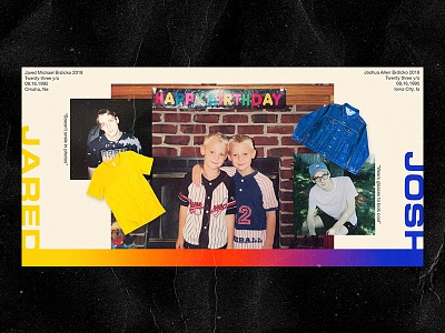 Birtdhay Post birthday brutalist color compostion grunge layout photography photoshop